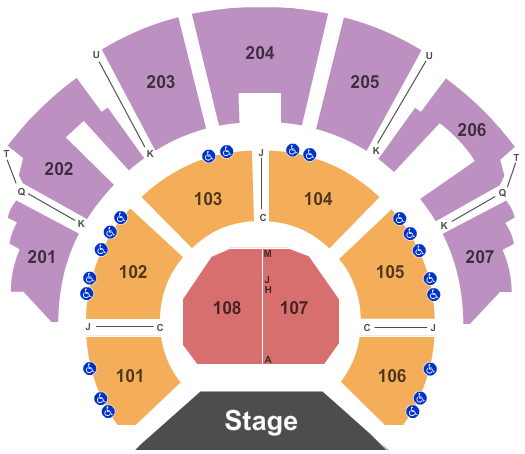 Beau Rivage Theatre Ledisi Seating Chart